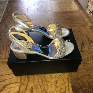 Badgley Mischka Ivanna in Silver - only worn once!